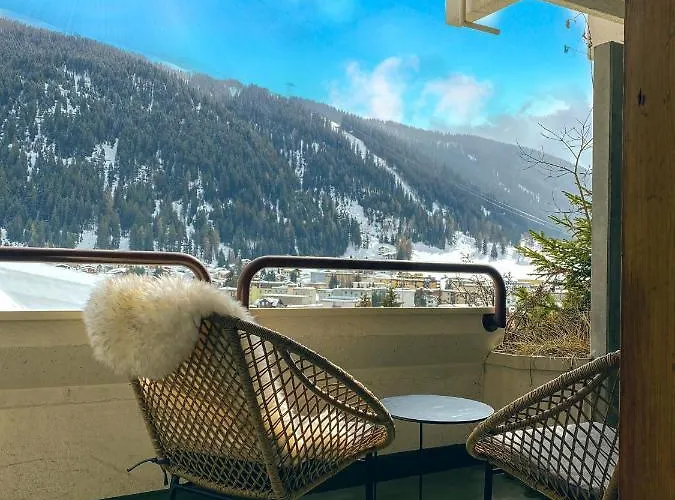 Wunderstay Alpine 403 Centric Balcony/view Appartement Davos
