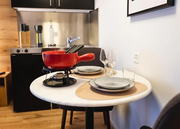 Wunderstay Alpine 403 Centric Balcony/view Νταβός